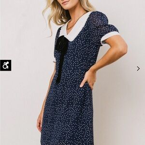 Böhme Billie Polka Dot Mini Dress XS NWOT